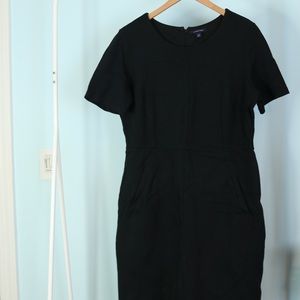Lands’ End Black Work Dress Size 14